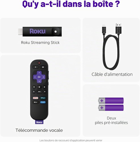 Roku bâton streaming - roku, hd