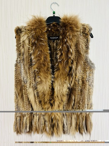 Gilet fourrure lapin oakwood - gilet,