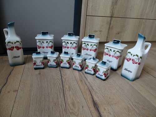 Série pots épices en - à,