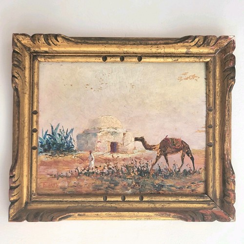 Tableau huile orientaliste - tableau,