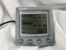 Raymarine ST60 Tridata Depth Speed Instrument Display ONLY, A22017