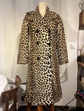 Manteau fourrure leopard