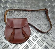 Qvs Highland Garçons Cuir Sporran Porte-Monnaie Reine Victoria École Écosse Neuf