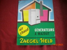 OLD ADVERTISING BROCHURE ZAEGEL OIL GENERATORS -HELD