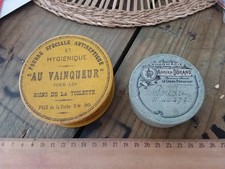 2 Boites Pharmacie Anciennes en carton le grand pressigny poudre au vainqueur