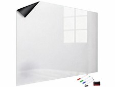Film tableau blanc magnétique adhésif - 150 x 100 cm - Infactory