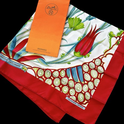 Foulard vintage soie hermes - soie,