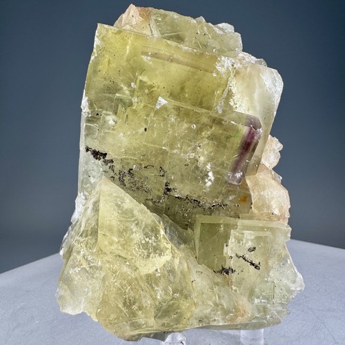Fine big yellow fluorite - yellow,