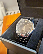 New Armani Stainless Steel Watch - Sleek Men's Designer Timepiece