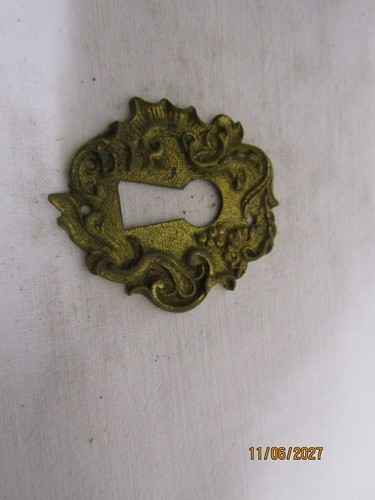 Old bronze lock - old,