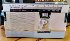 Matsushita 8 Transistor Radio T-22 U Or M 2 Band Works Baby Blue Vintage Japan 