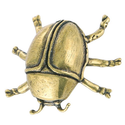 Brass figurine coccinelle - brass,