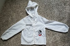 Vintage Retro Baby Clothes, Mickey Mouse Windbreaker, 4T Hoodie, Original 1979