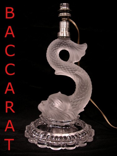 Baccarat lampe dauphin - au,