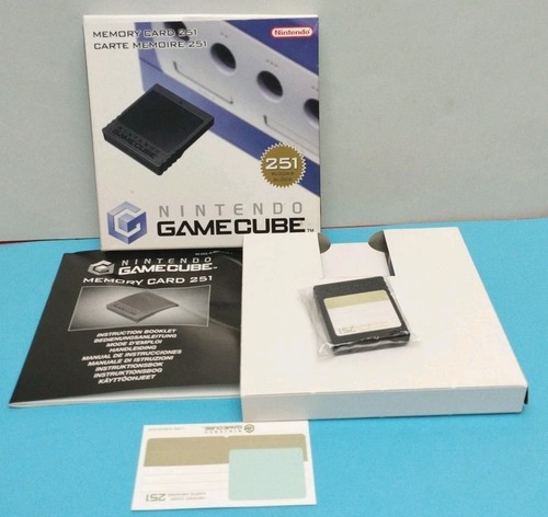 Game cube nintendo - game, memory