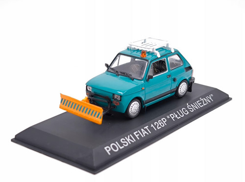 Polski fiat 126p snow plow - polski,