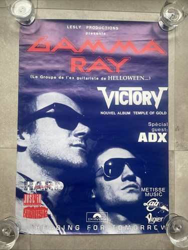 Gamma ray affiche - gamma, (helloween)