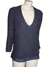 "ZARA" PULL EFFET 2 EN 1 PULL SUR TUNIQUE   T.M =38/40