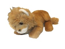 Peluche Lion marron blanc Aux