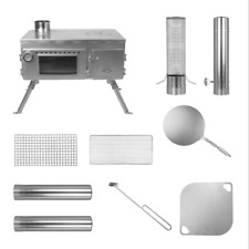 WINNERWELL® Woodlander taille L four à pizza à bois poêle extérieur de camping