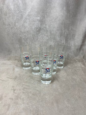 Lot of 6 Vintage Made in France 1970s Pastis 51 Glasses