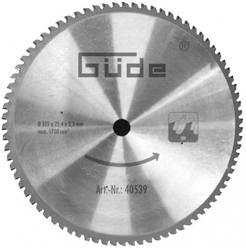 Lame scie carbure 355 72 - lame, de