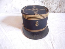 ANCIEN KEPI DE COMMANDANT DES TROUPES COLONIALES DE MARINE