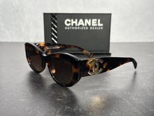 NEW CHANEL 5493 POLARIZED TORTOISE RECTANGLE SUNGLASSES c.1295/S9! SHIPS TODAY!