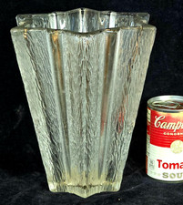 Large Pierre d'Avesn Daum France Art Deco Star Vase Unmarked Unknown 1930s