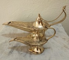 Lampe Aladdin Chirag en laiton