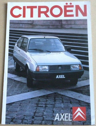 1988 citroen axel catalogue - 1988,