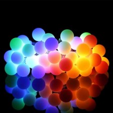 Guirlande lumineuse de Noël - 4 m - 40 boules LED - Étanche -