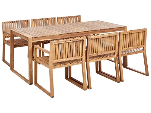 Ensemble jardin bois - de, en
