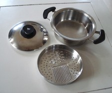 CASSEROLE FAITOUT AMC EN ACIER INOXYDABLE