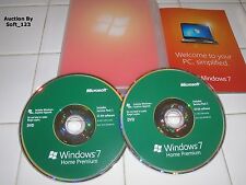 Microsoft Windows 7 Home Premium Full w/SP1 32 Bit & 64 Bit DVD MS WIN =RETAIL=