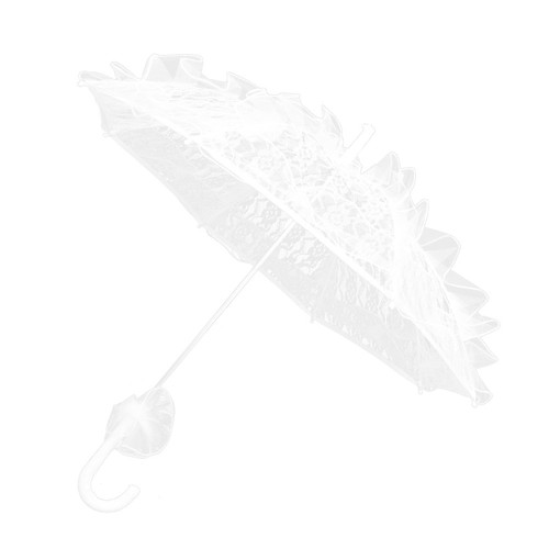 Parapluie dentelle blanche - dentelle,