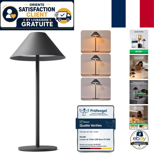Lampe chevet led - de, tactile