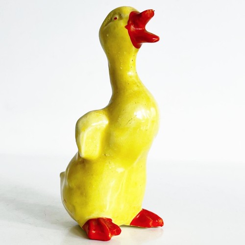 Sujet caneton porcelaine
