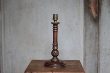 Lampe bois, pied de lampe bois