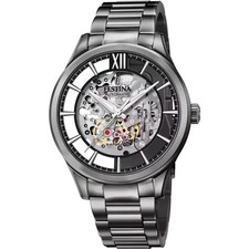 Montre Festina Automatic F206321 pour homme, cadran analogique squelette 42,8 mm