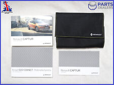 GENUINE RENAULT CAPTUR MK2 2019-2025 OWNERS MANUAL HANDBOOK WALLET PACK