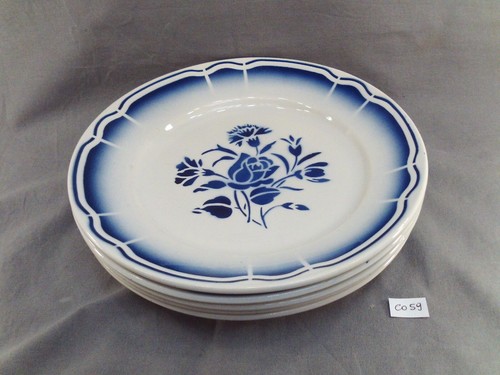 Anciennes assiettes bleues - 5,
