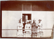 Martinique, Women on the Balcony Vintage Print Citrate Print 6x8 Circa 