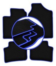 Tapis de sol en Velours noir