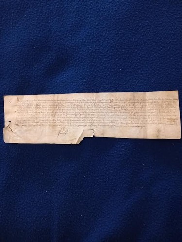 Parchemin médiéval 1421 - médiéval, de