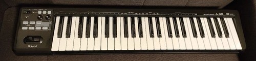 Clavier contrôleur midi noir - contrôleur,