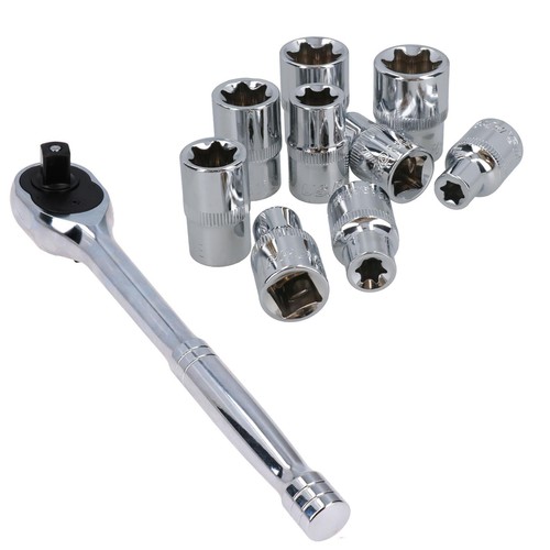 Jeu douilles torx - de, 10