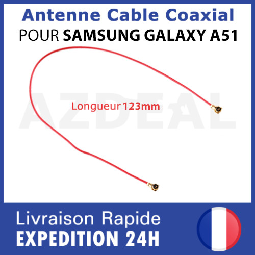 Câble interne coaxial - interne, blanc