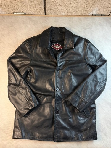 Manteau blouson long cuir - manteau,