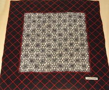 Foulard 100% Pure Soie Vintage